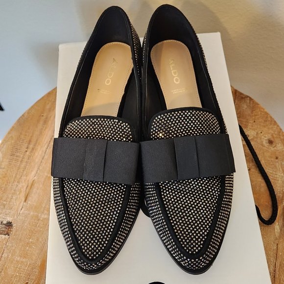 Aldo Rhinestone Loafers - Picture 3 of 9